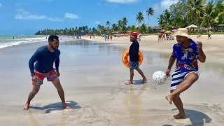 Seu Biu leva Seu Chico na Praia pela primeira vez