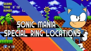 Sonic Mania: All Special Ring Locations (Green Hill Zone)