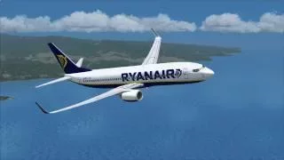fsx ryanair very nice takeoff at nice/marseille airport