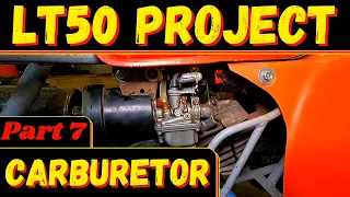 SUZUKI LT50 part 1 of 2 Carburetor how to strip clean and setup carb tuning LT 50 PROJECT Part 7