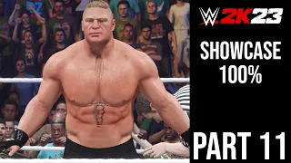 WWE 2K23 SHOWCASE MODE (PS5) PART 11 - John Cena Vs Brock Lesnar (All Objectives)