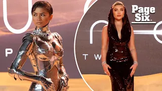 Zendaya goes full fashion robot in metal Mugler couture at ‘Dune: Part Two’ London premiere