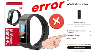 ERROR EN EL MI SMART BAND 4C #XIAOMI #RELOJ #INTELIGENTE