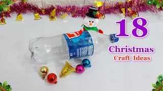 18 Economical Christmas craft made with Plastic Bottle | DIY Affordable Christmas craft idea🎄266