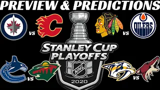 2020 NHL Stanley Cup Playoffs Predictions & Previews (West Conf)