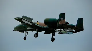 USAF A-10 Thunderbolt II “Warthog” Demo team | Borden Armed Forces day and Airshow 2022
