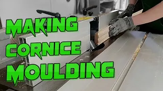 Spindle Moulder: Making bespoke kitchen Cornice Moulding