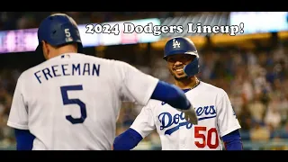2024 LA Dodgers Lineup! (+ Shohei Ohtani, Teoscar Hernandez)