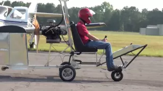 Modified Bensen Mac (McCullough engine) gyroplane, John Prock