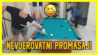 MUDJA I ĆALE PONOVO PROMAŠILI ČIST UDARAC - MUDJA POKAZAO SVOJE UMIJEĆE U BILIJARU 😂