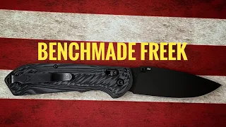 Benchmade Freek. A knife that will handle what you have to theow at it🔥🙌🏼!