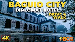 A short drive to and walk around Diplomat Hotel in Baguio City