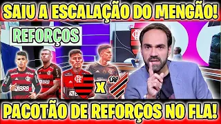 PACOTÃO DE REFORÇOS NO MENGÃO! SAIU A ESCALAÇÃO PARA O DUELO NA COPA! | FLAMENGO X ATHLÉTICO - PR