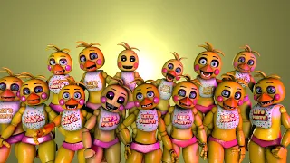 [FNaF/SFM/Speedart] every single toy chica model on the workshop