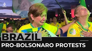 Pro-Bolsonaro protests: Brazilian president has yet to concede election