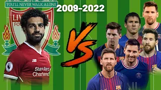 2022 Salah vs 2009-2022 Messi💪