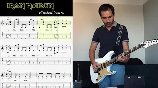 Iron Maiden - Wasted Years - Cover: Claudio Carvajal (w/Free Tabs: PDF and Guitar-Pro)