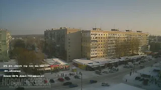 Timelapse 09-01-2019 - Новомосковск, Украина