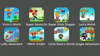 Very Cool Super Mario Like Games for Android: Leo's World, Luff's GO, Super Pino Go, Victo’s World