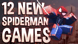 Top 12 NEW Roblox Spiderman Games to play