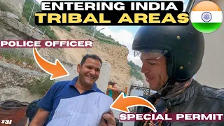 Foreigners can't go to these India tribal areas alone...but I still went! India Motorcycle Vog EP30