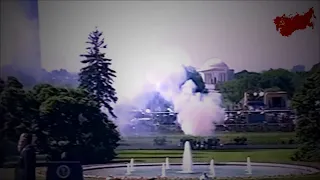 (Remastered) Anthems of the USSR and the USA, State Visit 1990 | Гимны СССР и США, Гос Визит 1990г.