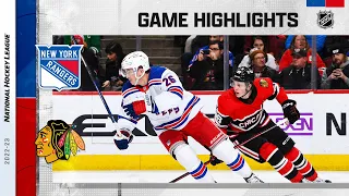 Rangers @ Blackhawks 12/18 | NHL Highlights 2022