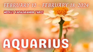 BABALIK SA NAKARAAN! ♒️ AQUARIUS FEBRUARY 12 - FEBRUARY 18, 2024 WEEKLY TAGALOG TAROT #KAPALARAN888
