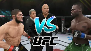 Khabib Nurmagomedov vs. Uriah Hall | EA Sports UFC 4 - K1 Rules o