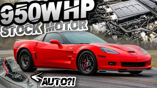 950WHP ZR1 on STOCK MOTOR WINS 20K Grudge Race! (Automatic ZR1?!)