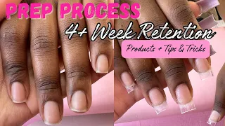 ACRYLIC NAIL PREP PROCESS ☆ | How To Make Your Nails Last Over A Month!! | Rian B