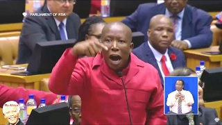 Julius Malema Getting Very Angry SONA 2017