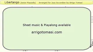 Libertango (Astor Piazzolla) - Jazz Accordion Sheet music