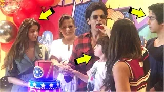 Suhana Khan & Aryan Khan CELEBRATE Brother Abram Khan's Birthday With Dad Shahrukh Khan