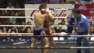Muay Thai Fight - Manasak vs Sensatarn, Rajadamnern Stadium Bangkok - 29th April 2015