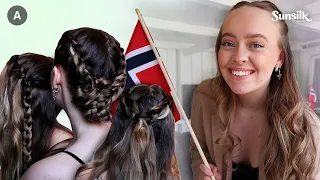 Hvordan flette håret til 17. mai // Sara Høydahl