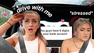 DRIVE WITH ME TO LONDON IN MY FIAT 500 LOL | answering assumptions & PURE CHAOS!