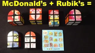 McDonald's + Rubik's + Despicable Me + Secret Life of Pets / Illumination puzzles