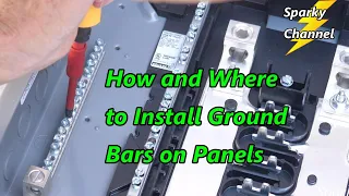 How and Where to Install Ground Bars on Panels