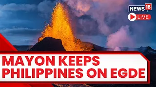 Mayon Volcano Eruption | Philippines’ Most Active Volcano Spews Lava | Philippines Volcano Eruption