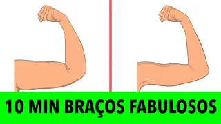 10 Minutos Para Ter Braços Fabulosos // Treino em Casa, Sem Equipamento