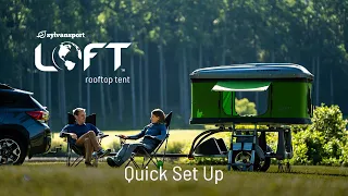 SylvanSport LOFT™ Roofttop Tent - Quick Set Up