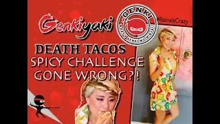 GENKIYAKI DEATH TACO SPICY CHALLENGE GONE WRONG?! | RainaisCrazy | SPICIEST TACO EVER w/ DEATH SAUCE