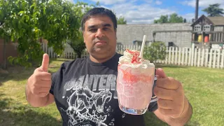 Strawberry Cheesecake Milkshake | Quick and Easy Milkshake | Mohinder’s Kitchen