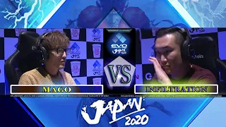 SFV CE - Mago(Cammy) VS Infiltration(Menat | Juri)  | Semifinals Top 8 Evo Japan 2020