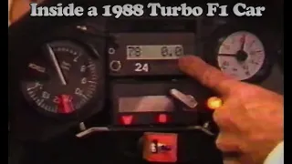 Inside a 1988 F1 Turbo car - Derek Warwick Arrows Megatron