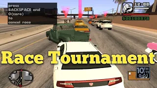 Race Tournament of GTA VI Characters 😊 || GTA San andreas Race Tournament ✌ 6 Race