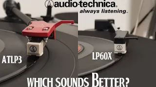 Audio Technica LP3 vs LP60X (SOUND COMPARISON!)