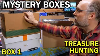 What mysterious retro goodies can we find inside these boxes?