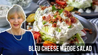 BEST HomeMade Bleu Cheese Wedge Salad Recipe